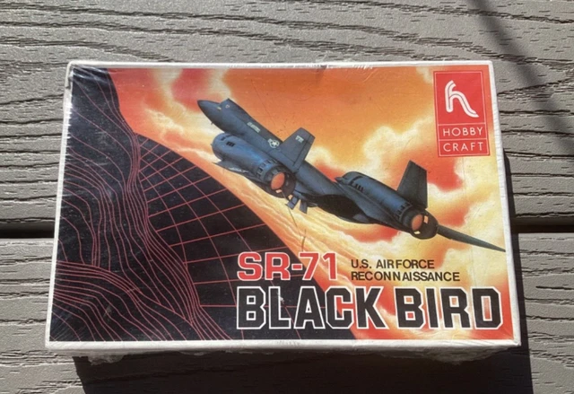 Recon Model Kit HOBBYCRAFT 1/144 U.S. Air Force Sr-71 Blackbird Recon Jet Model Kit ...