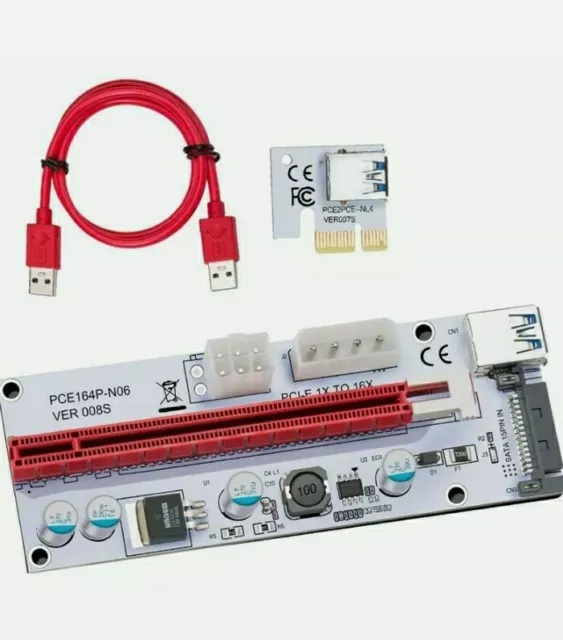 Pce164P-N06 Ver008S Usb 3.0 Pci-E Express 1X To 16X Pci-E Extender