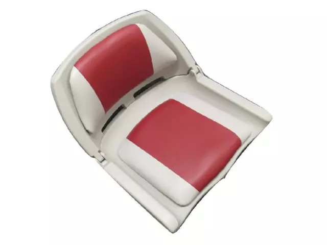 FOLDING BOAT SEAT in Charcoal and Grey (Marine Yacht Fishing Speedboat Rib)  £40.00 - PicClick UK