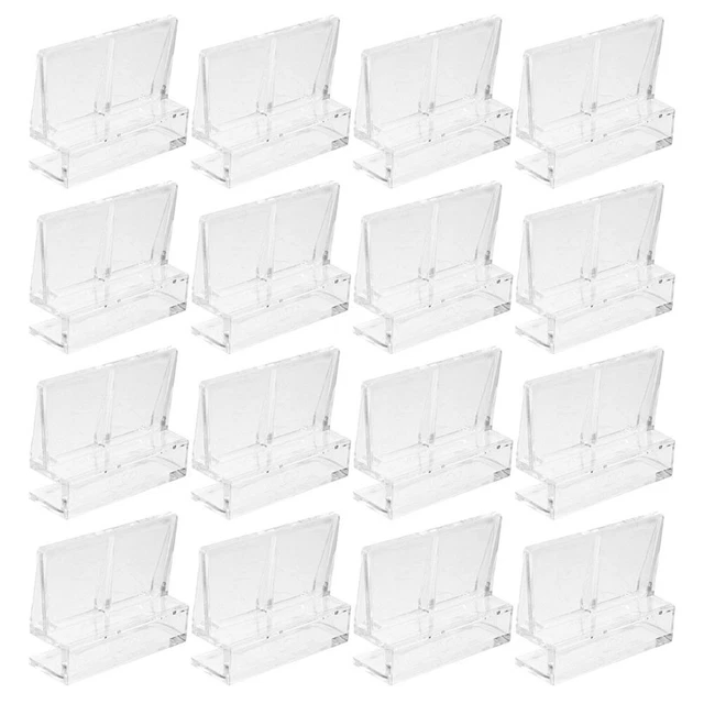 16Pcs Fish Tank Glass Cover Clips Acrylic Fish Tank Lid Supports Aquarium Lid
