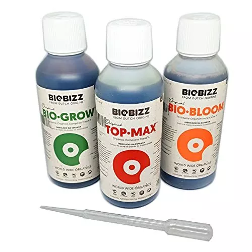 Biobizz Try · Pack - Pack intérieur d'engrais organiques 3x250ml