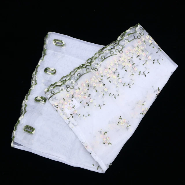 Tenda Corta Per Piccole Finestre, In Cotone E Lino, A Quadretti, A