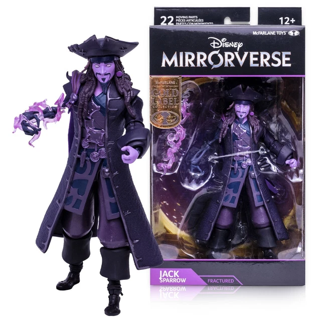 McFarlane Disney Mirroverse Jack Sparrow Gold Label 7" Action Figure