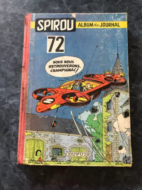 SPIROU album journal n° 72  (complet) 4 juin 1959