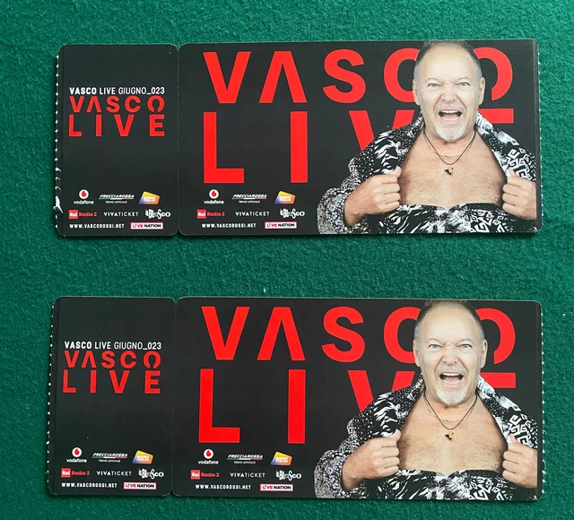 Vasco Rossi - 2 Biglietti PRATO GOLD EARLY ENTRY - Vasco Lve Roma 17/06/23
