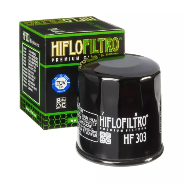 Filtre à huile HIFLOFILTRO - HF303 Moto Quad KAWASAKI EN650 ER-6F