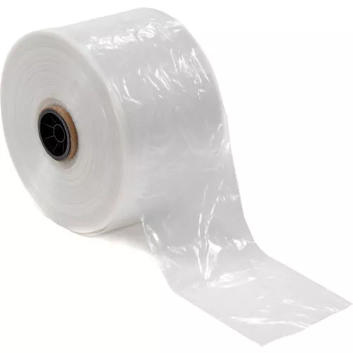 12" x 1450' Clear Poly Tubing Tube Plastic Bag Polybags Custom Bags 1 Roll 3Mil