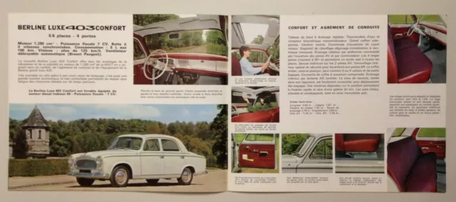 Brochure Peugeot 403 1964 3