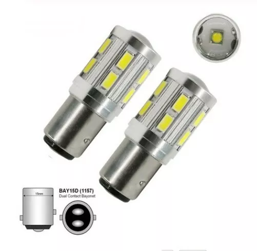 Ampoules pack feux de jour veilleuses led blanc xenon pour Dacia Lodgy P21/5W