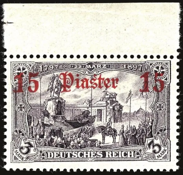 31475) Deutsche Post in der Türkei MiNr. 34b postfrisch gepr. Bothe BPP Mi 220.-