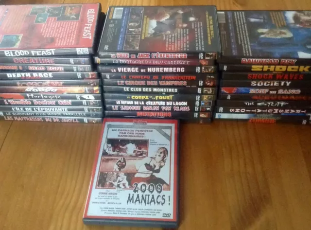 Lot 33 dvd collection "Mad Movies" + 1 offert