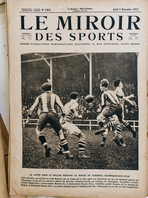 Le Miroir des sports : publication hebdomadaire illustrée | 1923-01-18