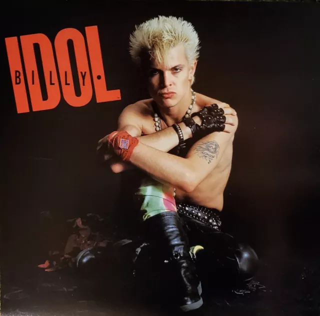 BILLY IDOL -Debut Album Album/Flat/Poster VG+  1982 Suitable For Framing