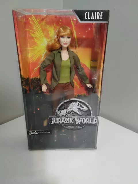 MATTEL BARBIE SIGNATURE Jurassic World Claire Barbie Doll New In