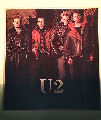 80's U2 War Boy Under Blood Red Sky October Rock Orig VTG t-shirt iron-on NOS