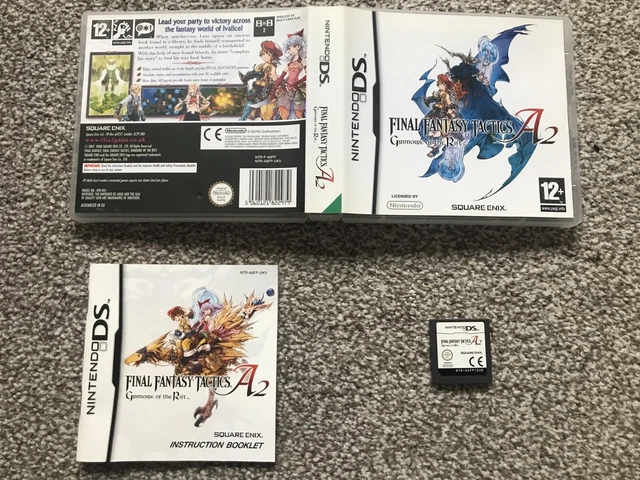FINAL FANTASY TACTICS A2 Grimoire Of The Rift Nintendo Ds Game Ds Dsi