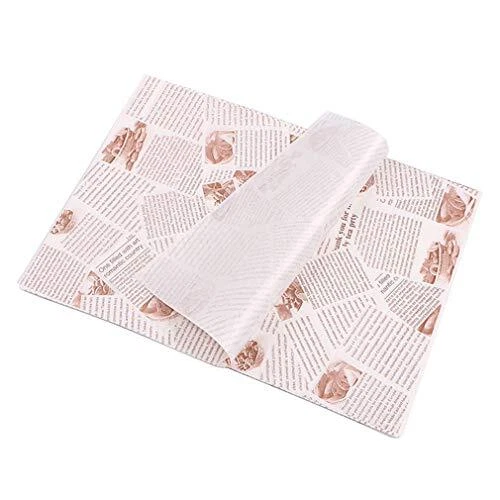 100 Feuilles de Papier Alimentaire et Sandwich Papier d'emballage Alimentaire Cu