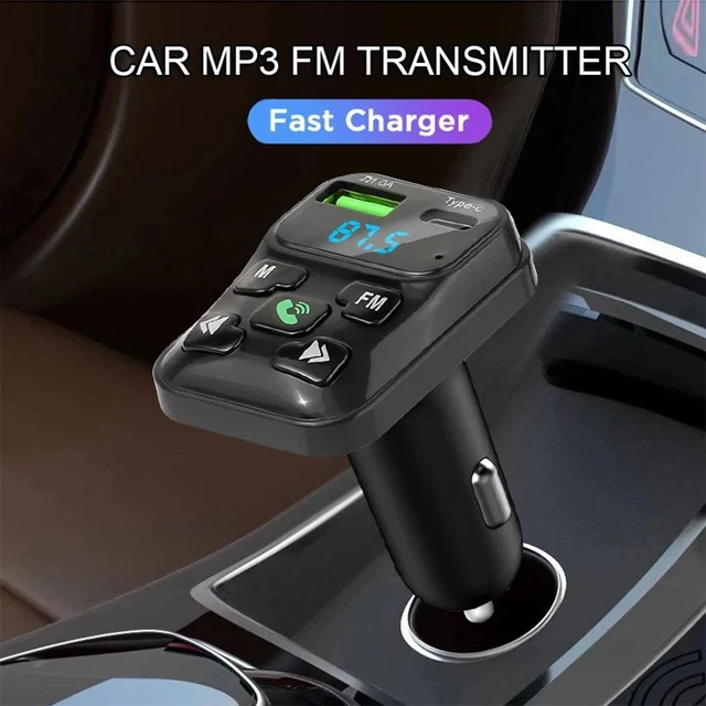 CAR BLUETOOTH FM Transmitter Radio MP3 Wireless Adapter HandsFree