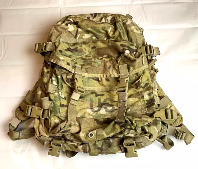 USGI Multicam OCP MOLLE Assault Pack, 3 Day Assault Backpack w/ Stiffener VGC