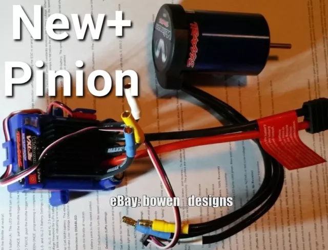 Traxxas slash brushless sale motor and esc