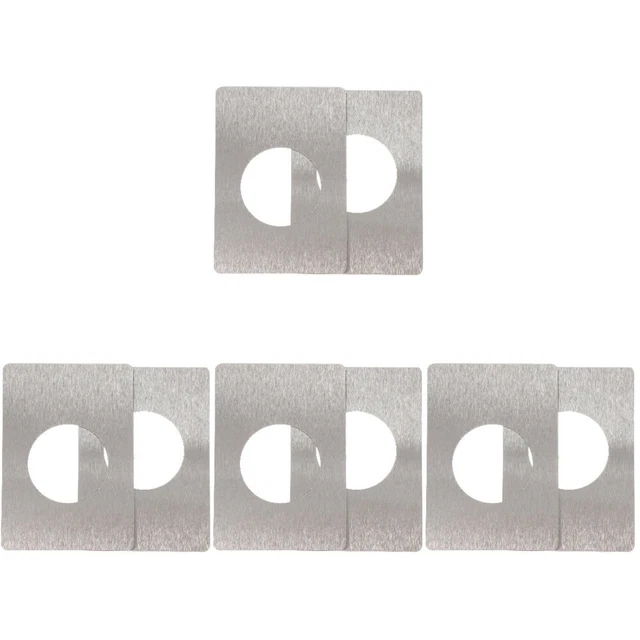 8 Pcs Door Plates Ball Lock Door Reinforcement Plate Cabinet Door Knobs Car Door