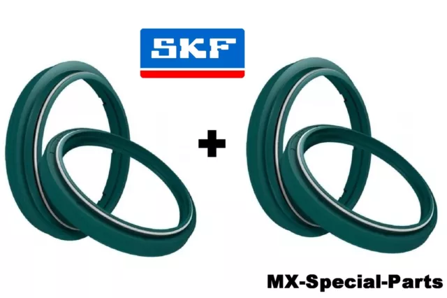 2x SKF Gabel Dichtringe + Staubkappen MARZOCCHI 35 # KTM SX 65 (2002-11) SX65