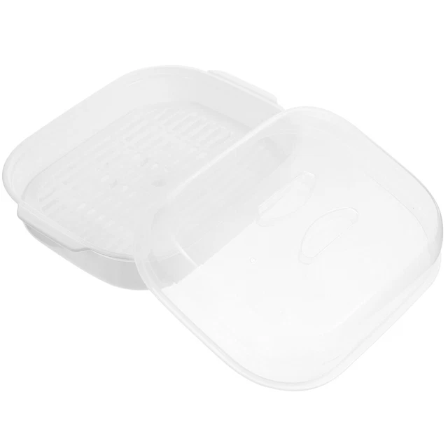 Pentola A Vapore Per Microonde Cabilock - Con Filtro Rimovibile, Coperchio, Per Verdure E Pesce - Foto 6