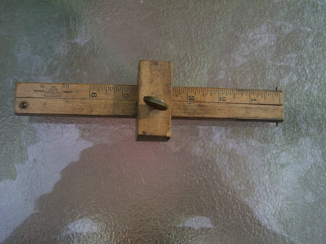 VINTAGE STANLEY No 71  S.W.  WOOD SCRIBE ~ 6" MARKING GAUGE ~ 1920 ~ 1935 CLEAN