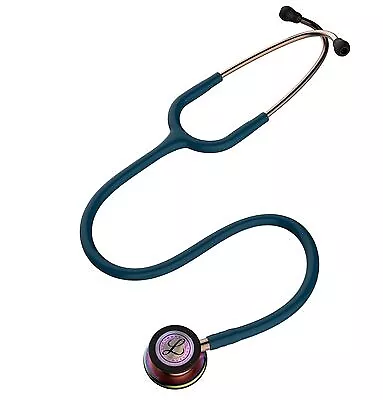 3M Littmann Classic III Stethoscope - Rainbow Finish (Caribbean Blue)