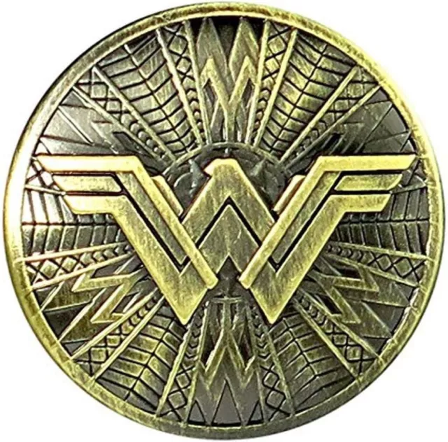 Wonder Woman Shield Pewter Lapel Pin