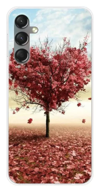 Bedruckte Silikonhülle kompatibel mit Samsung Galaxy A24 4G Tree Love