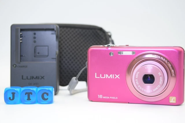 PANASONIC LUMIX DMC-FH8 Pink Gold Compact Digital Camera