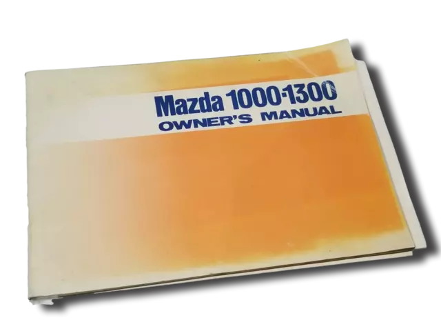 fa2 fa3 1300 1000 familia r100 Mazda rotary owners manual wallet 503