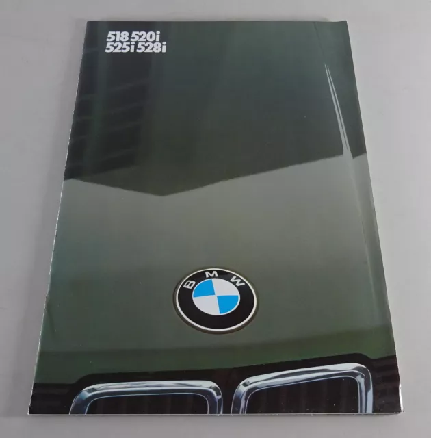 Prospectus / Brochure BMW E28 5er 518/520i/525i/528i Support 01/1983