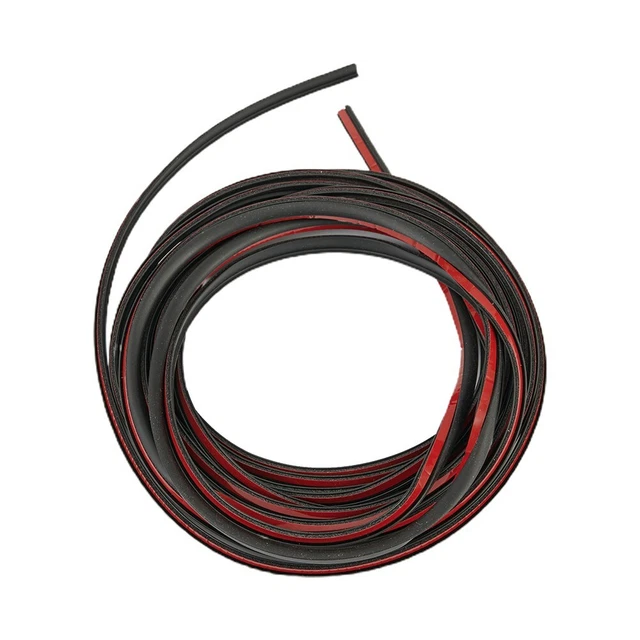 For Car Sealing Strip Edge Black Bumper EPDM Vehicle Front Rear Bumper
