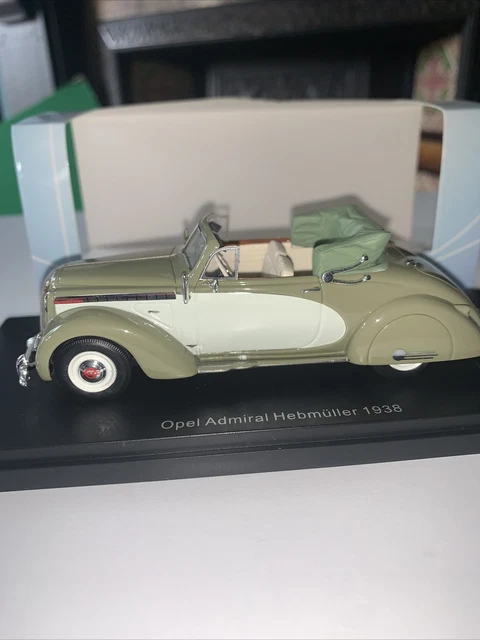 Opel Kapitän Hebmüller Cabrio 1940 schwarz Modellauto 43265 Neo 1:43