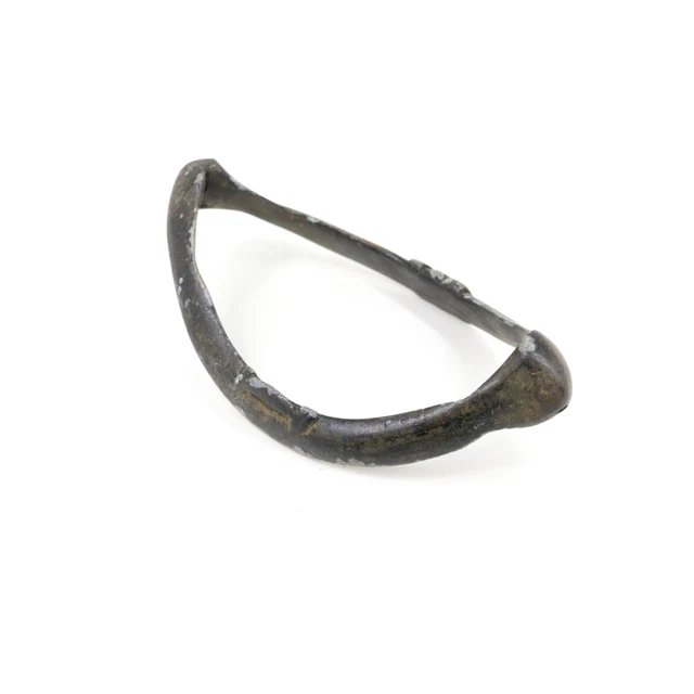 Pulsera al tobillo Gurunsi moneda de latón Nigeria arte africano