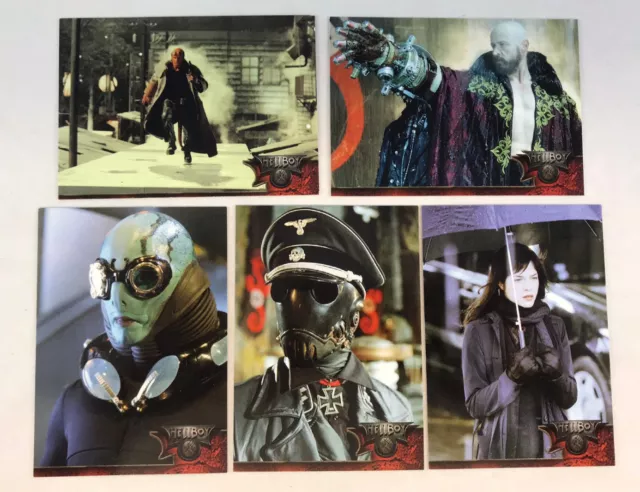 PROMO CARD SET: HELLBOY THE MOVIE SAN DIEGO COMIC CON SDCC Complete PREVIEW Set