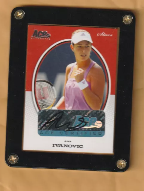 ana ivanovic ace authentic 2007 silver auto