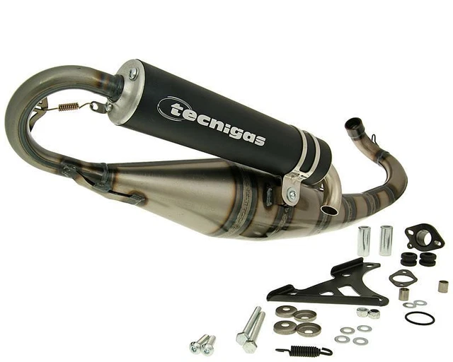 Pot d'échappement TECNIGAS TRIOPS pour Gilera, Piaggio 50cc 2 temps Scooter