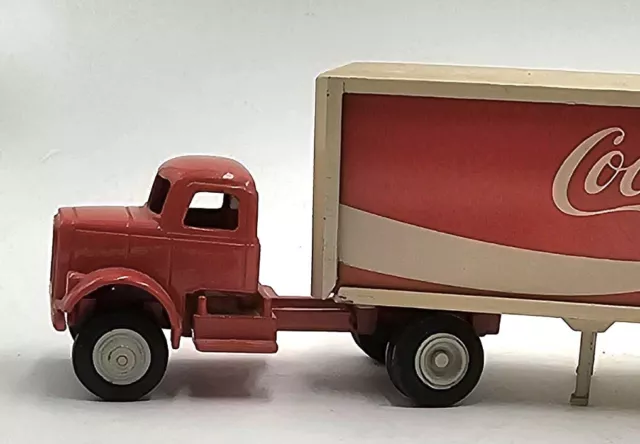 Vintage Coca-Cola Coke Soft Drink Soda 1970s Winross Truck And Trailer