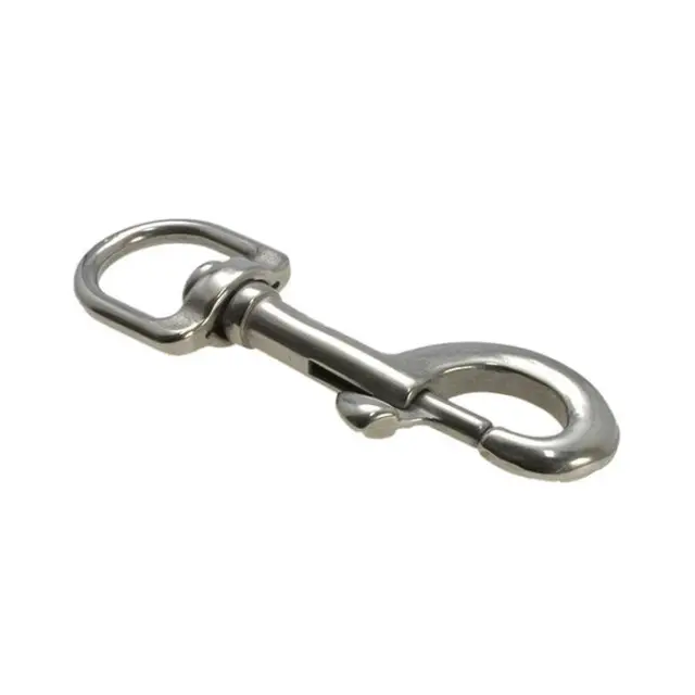 Qty 5 Swivel Eye Snap 19mm x 90mm Stainless Marine A4-70 G316 Dog Clip