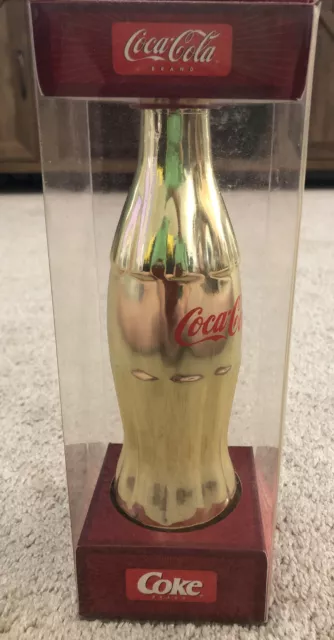 Coca Cola Gold Commemorative Bottle from the World Of Coke Atlanta 1994 NIB