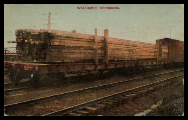 Washington Toothpicks Pacific Northwest Lumber Industry History Sprouse/Son 1910