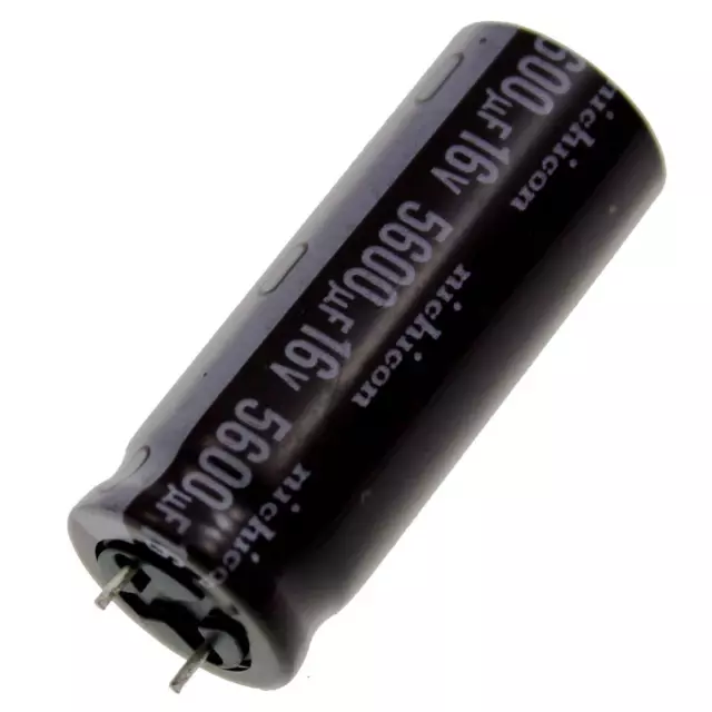 10x Electrolytic capacitor Radial 5600µF 16V 105°C UPL1C562MHH1CM d16x40mm 5600u