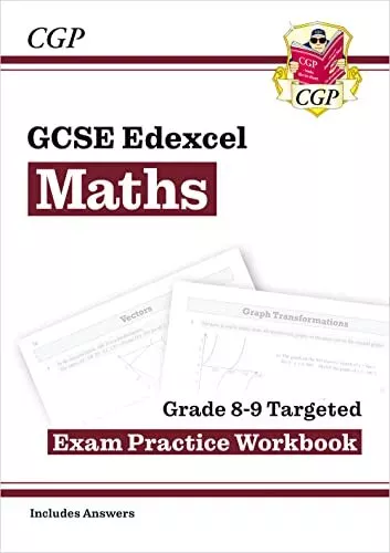 GCSE Maths Edexcel Grade 9 Targeted Exam Practice Workbook (CGP... by Books, CGP