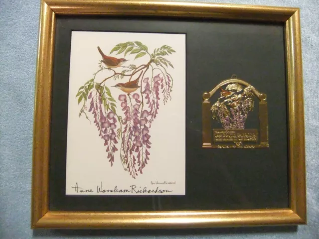 1999 SC "Ornament of Hope" Anne Worsham Richardson Print & 24K Ornament