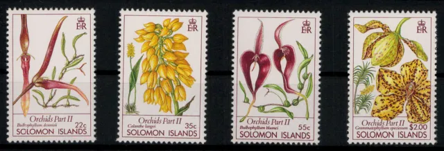 Salomoninseln; Orchideen 1989 kpl. **