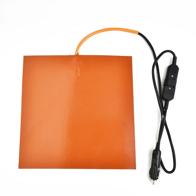 28x28cm/ 12V 150W Silicone Heating Pad Mat Quick Heater For Food Delivery Bag