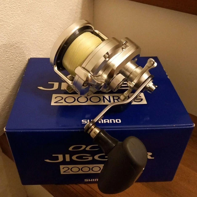 Shimano Ocea Jigger 2000Nrhg With Super Fire Line Second Hand